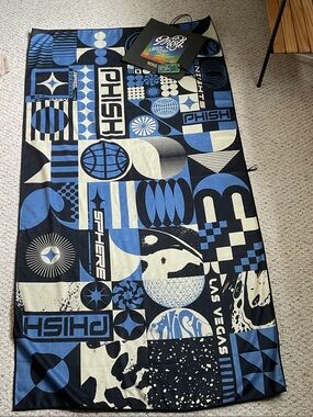 Phish 2026 100x package gift Las Vegas quick dry Beach Towel & luggage tag & bag